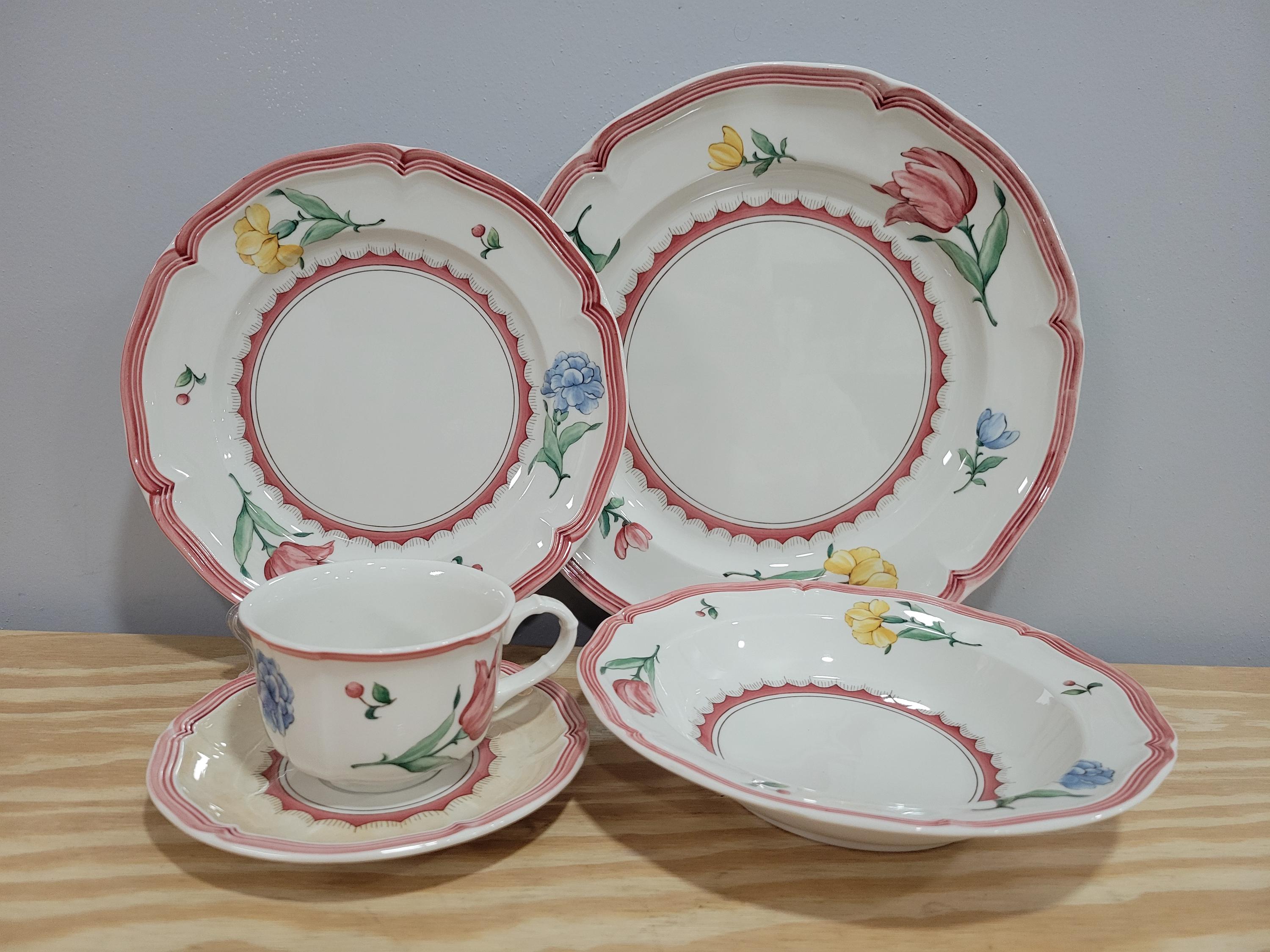 Villeroy & Boch Jardin D'alsace Fleur 5-piece Place Setting - Etsy