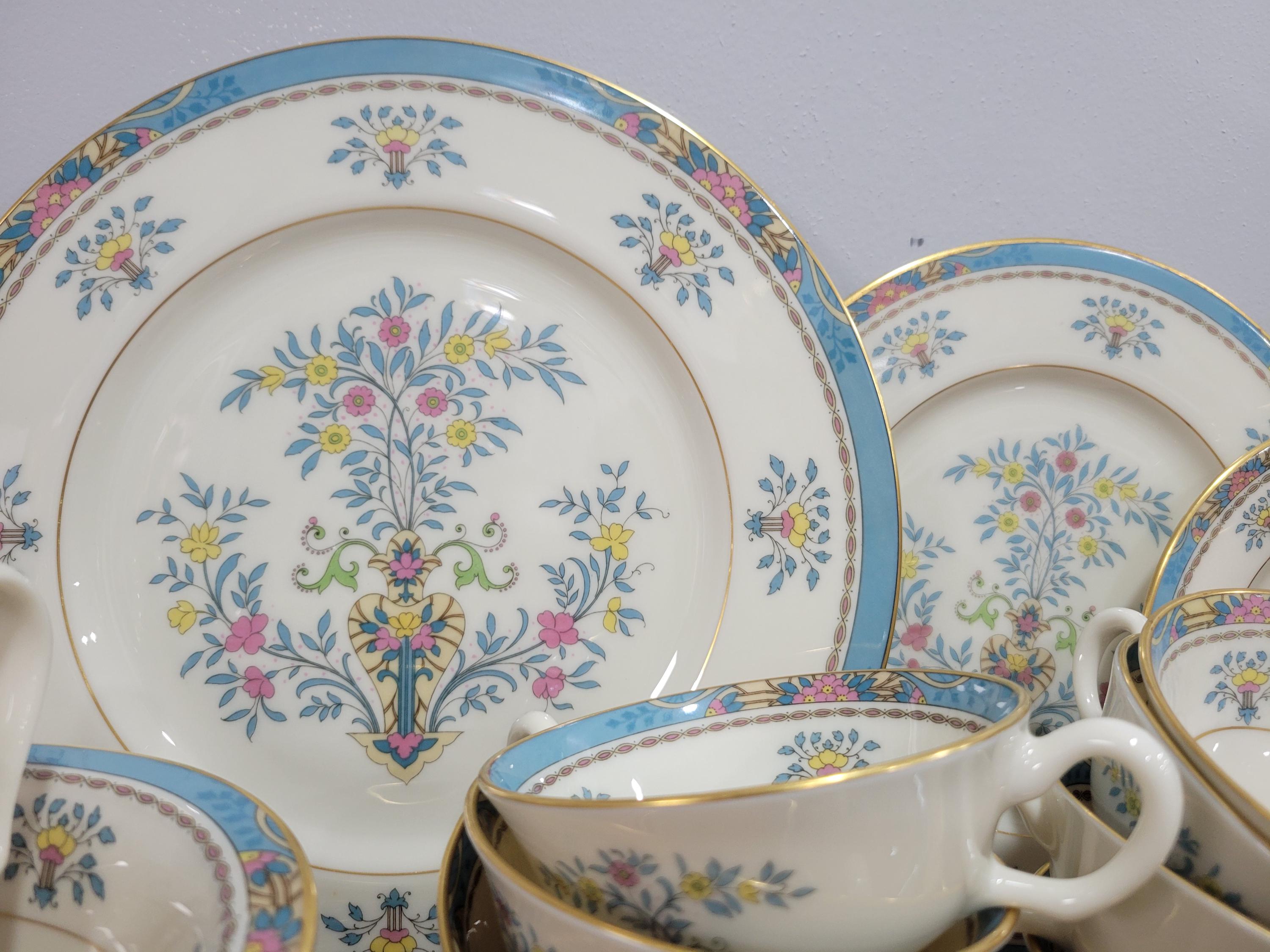 Lenox（レノックス） 「Blue Tree（ブルー・ツリー）」 Lenox Blue Tree Gold Trim Porcelain Dinnerware Setting - Etsy