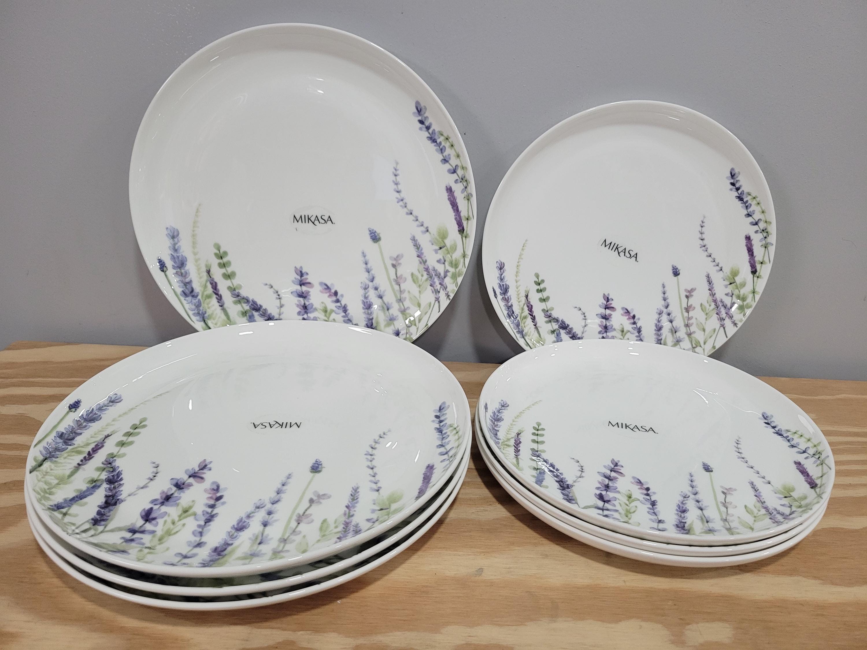 ❤️お値下げ　MIKASAナルミBon China 皿付き深鉢5客 Mikasa Lavender Fields Bone China Dinnerware ---PICK--- - Etsy