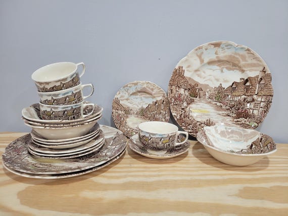 Johnson Brothers Olde English Countryside Multicolor 19pcs