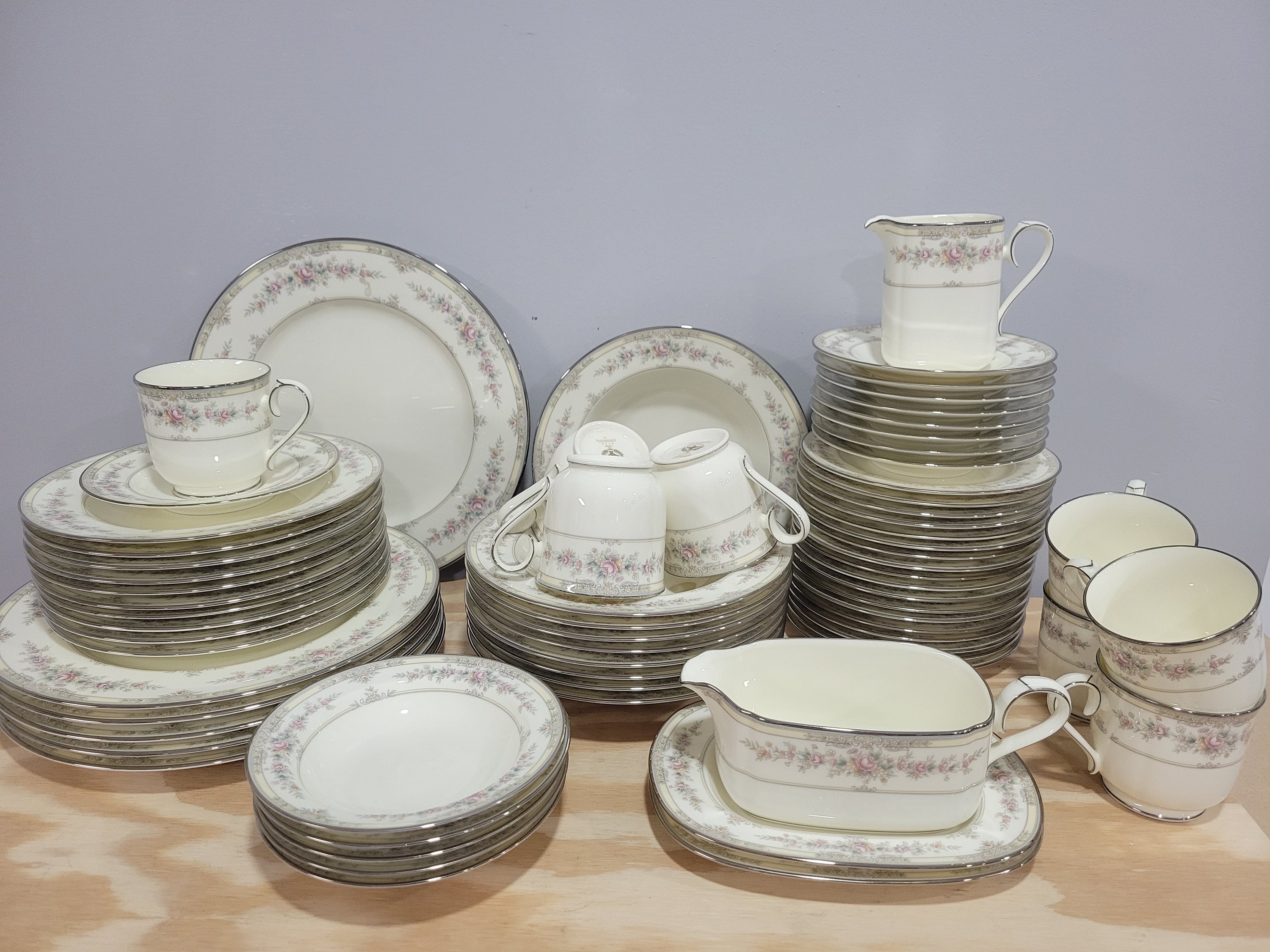 Vintage Noritake Bone China Service for Six Dinnerware - 48