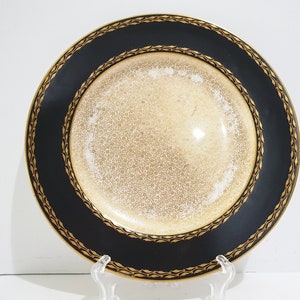 Rare Royal Worcester Maple London Gold Encrusted Decorative Plate - Set of 4