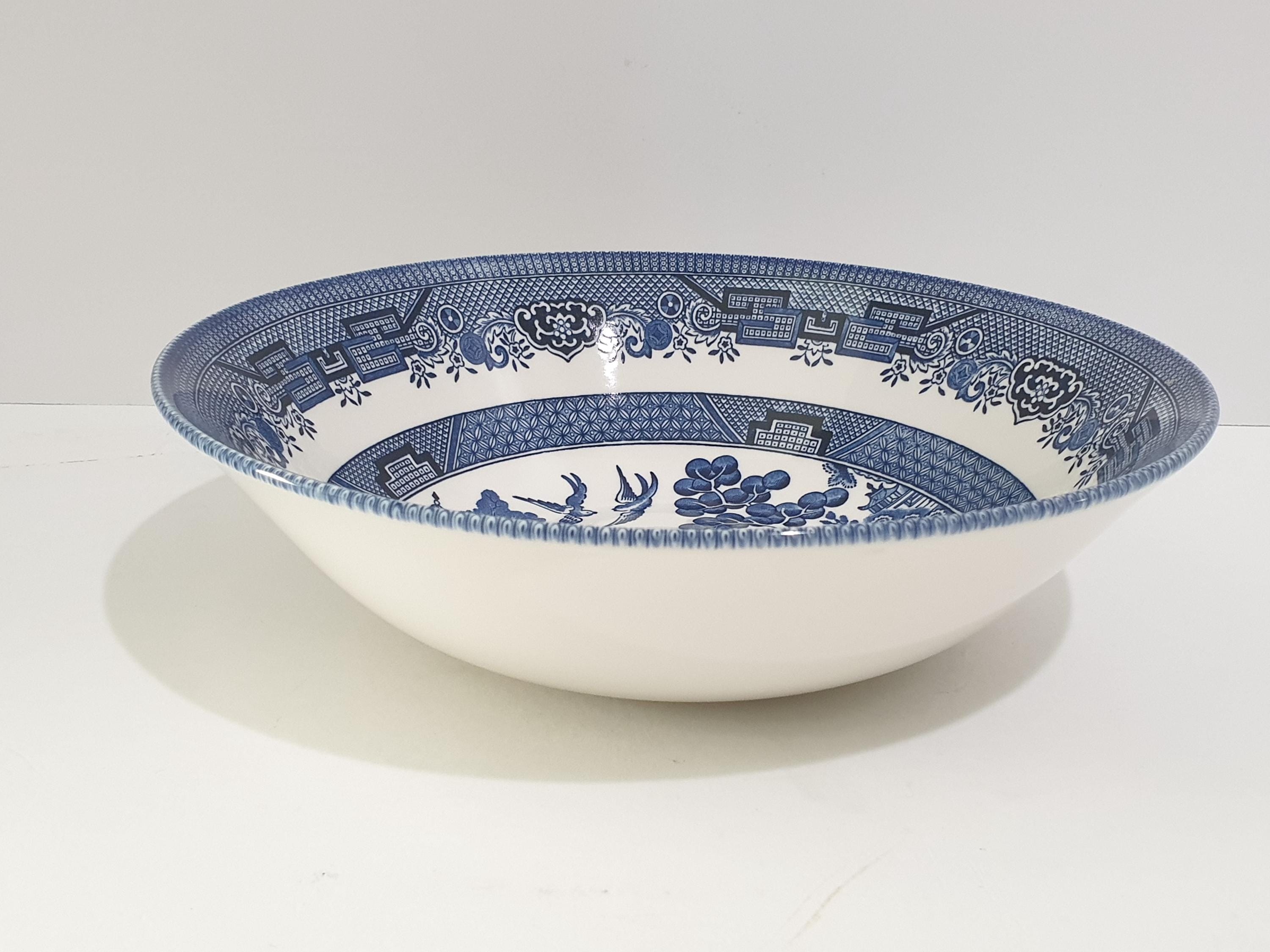 Churchill China Blue Willow Plate, 26cm (Set Of 6