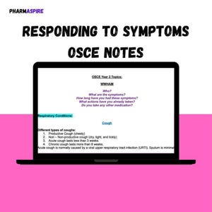 Responding to Symptoms OSCE Notes