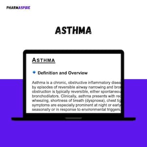 Asthma Pharmacy Clinical Notes/Study Guide - Updated NICE Guidelines 2025