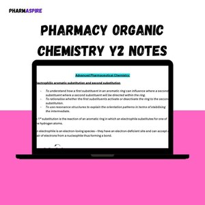 Pharmacy Organic Chemistry - Advanced