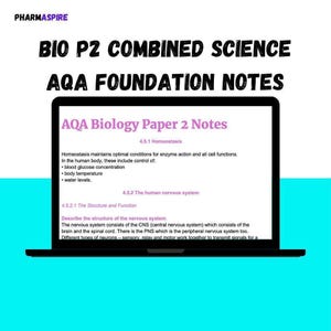 Biologie scientifique combinée AQA GCSE - Notes de l'article de base 2