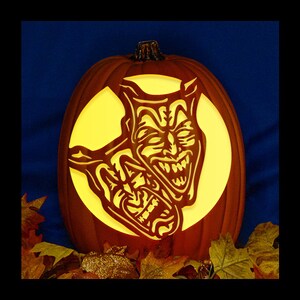 Laugh Now Cry Later 01  - Carved Foam Pumpkin
