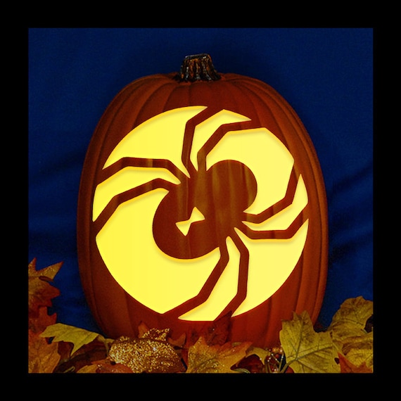 Black Widow Pumpkin Carving