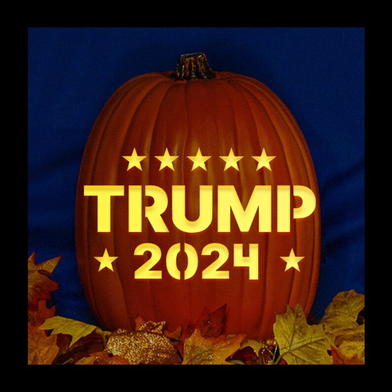 Trump 2024 Carved Foam Pumpkin - Etsy