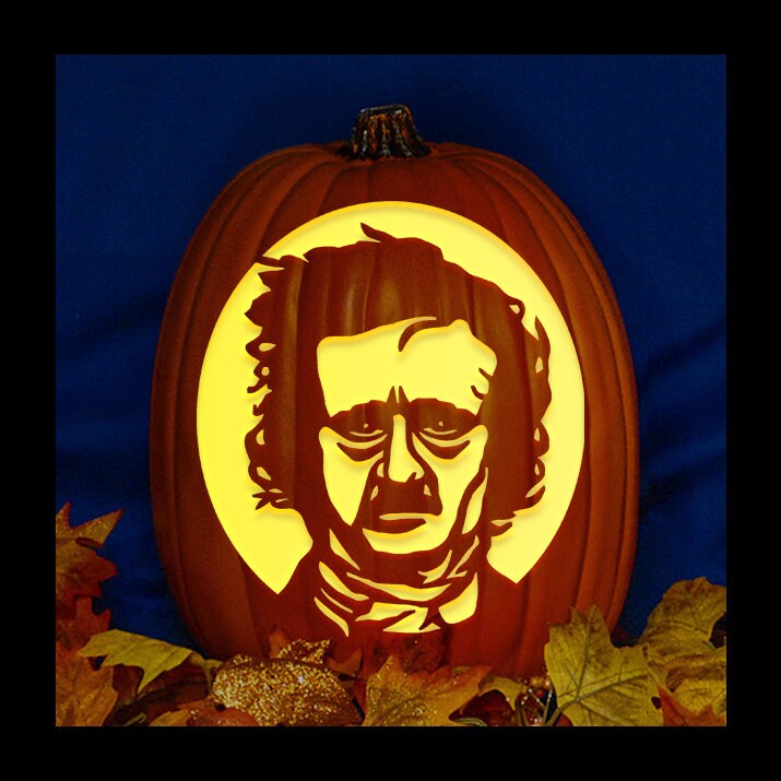 Edgar Allan Poe Carved Foam Pumpkin Etsy edgar-allan-poe-carved-foam-pumpkin-etsy