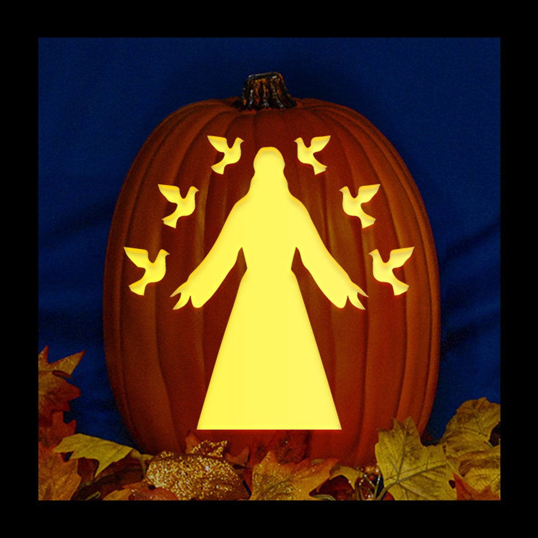 Jesus Doves - Carved Foam Pumpkin - Etsy