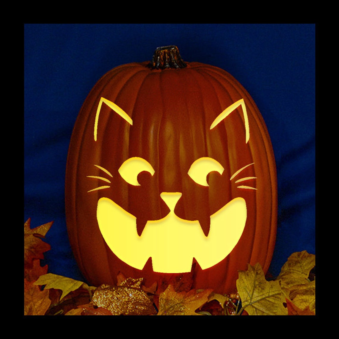 The Cats Meow Carved Foam Pumpkin - Etsy