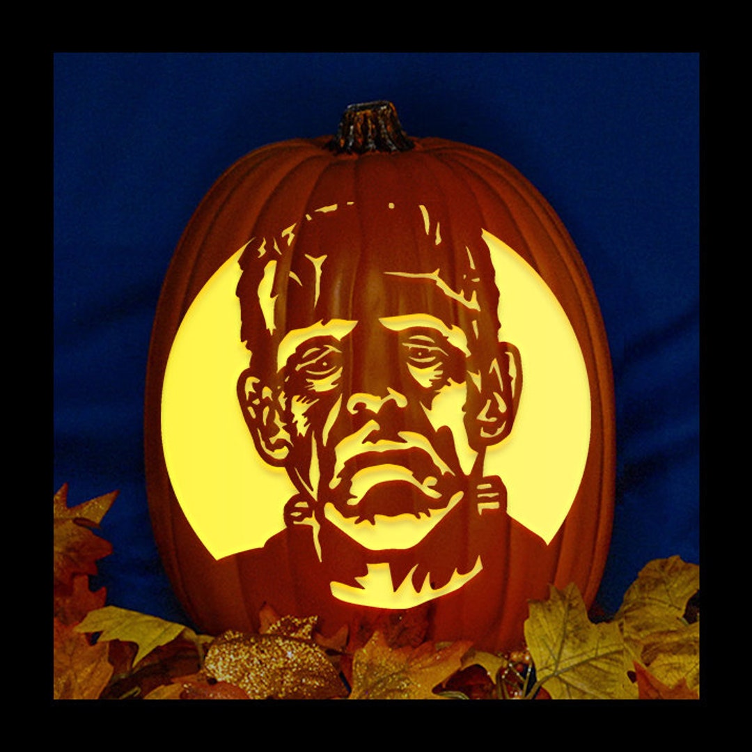Frankenstein 04 Carved Foam Pumpkin Etsy frankenstein-04-carved-foam-pumpkin-etsy