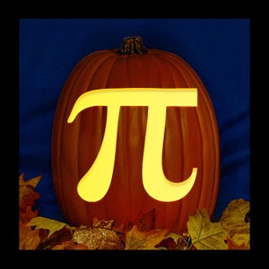 Pumpkin Pi - Carved Foam Pumpkin
