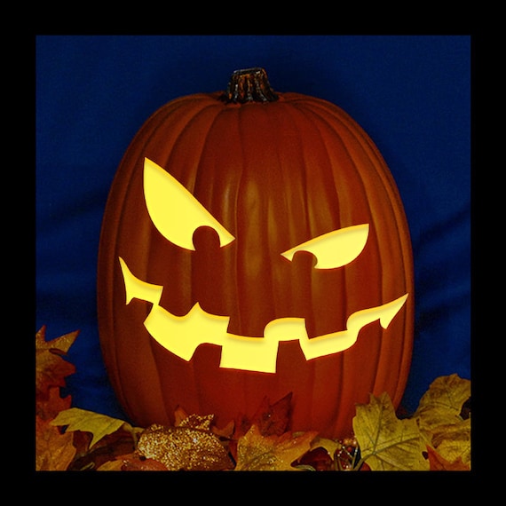 Jack o 18 Carved Foam Pumpkin Etsy