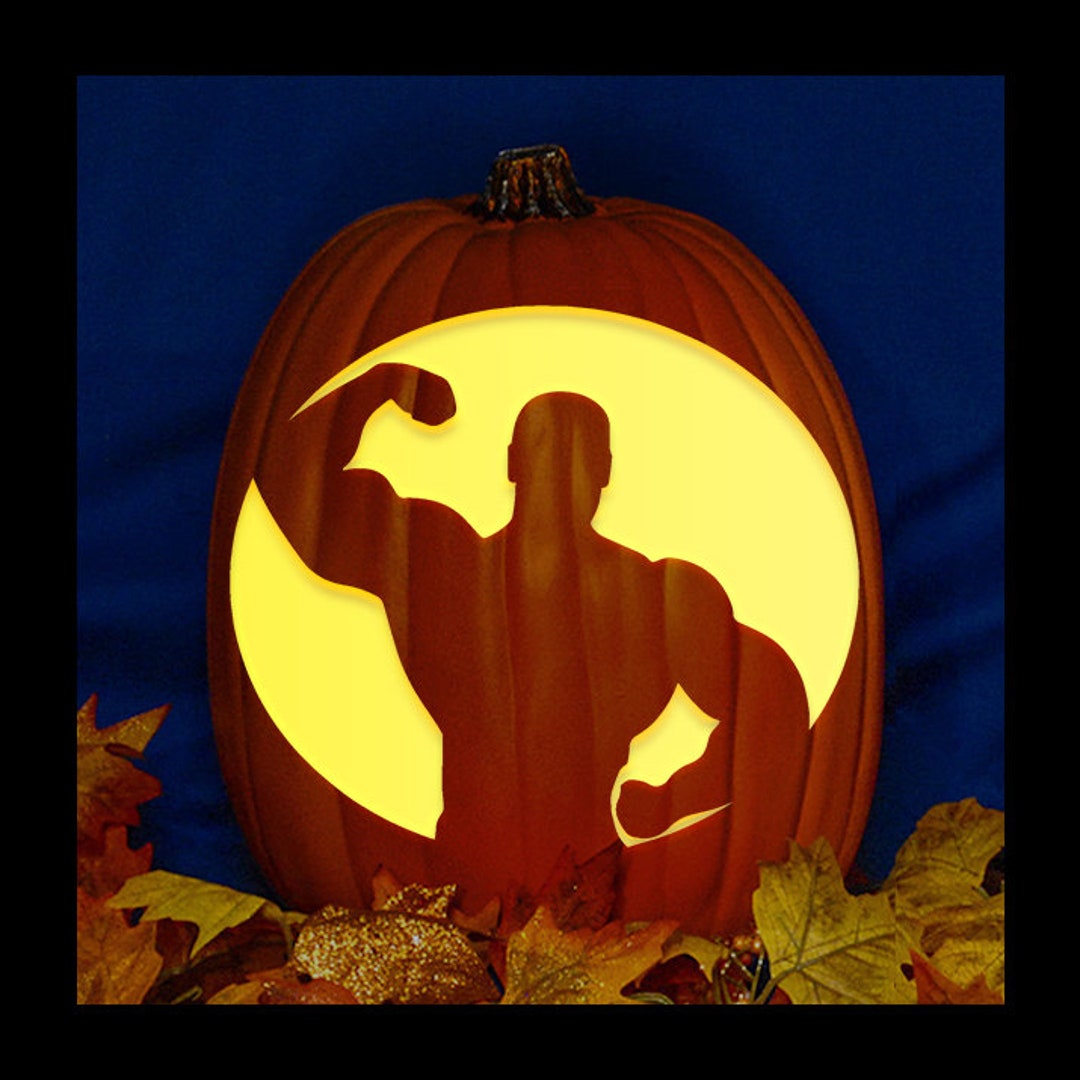 Body Builder - Carved Foam Pumpkin - Etsy