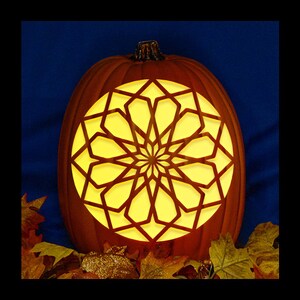 Ornament 07 - Carved Foam Pumpkin