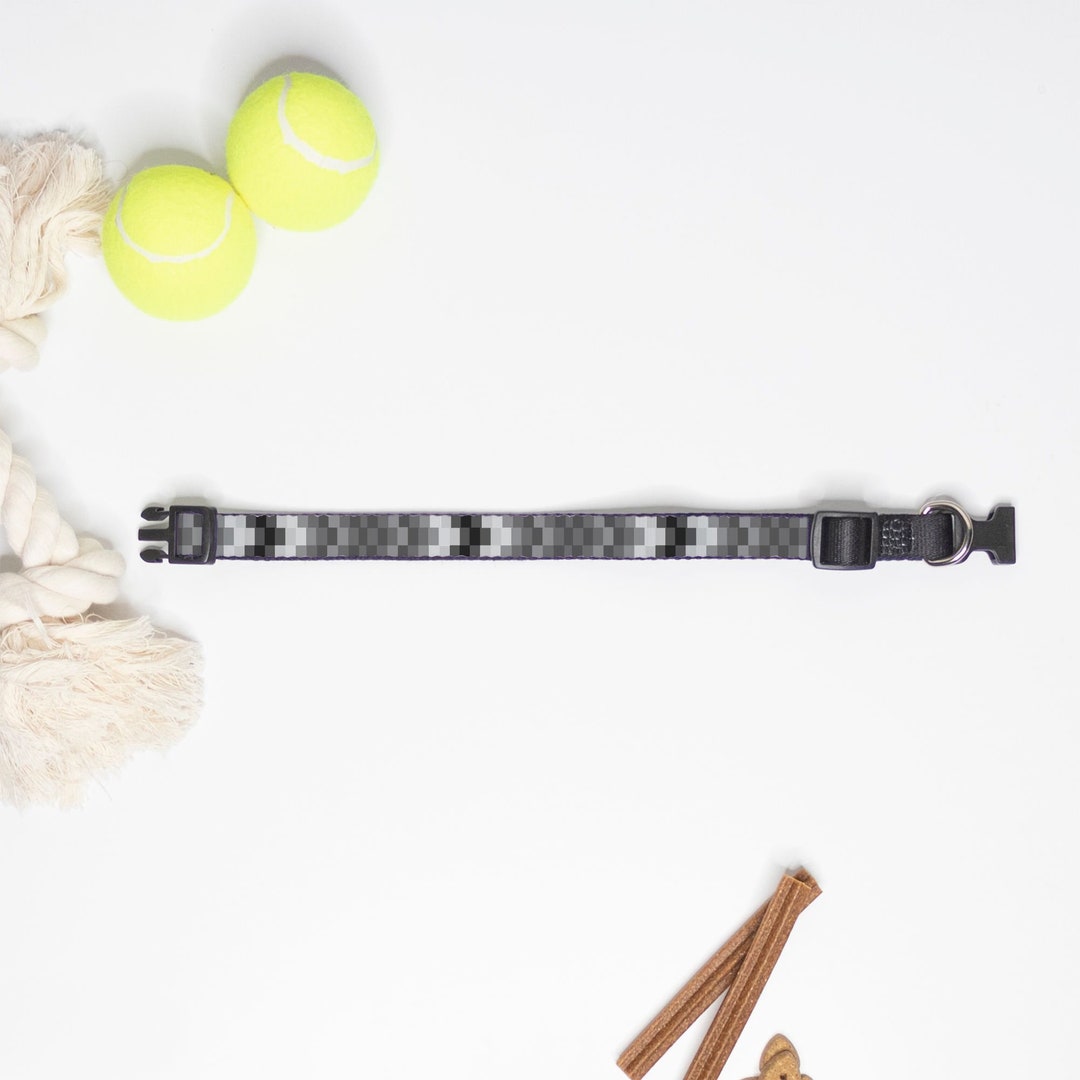Zeke Pet Collar (grayscale) - Etsy
