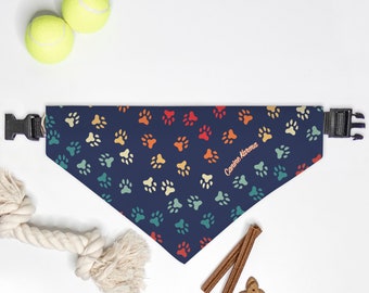 Herman Collar Bandana (Retro Rainbow)