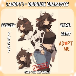 Furry OC Adopt | Instant Download | Exclusive Original Character | Fantasy Character | Character Sheet | Reference Design