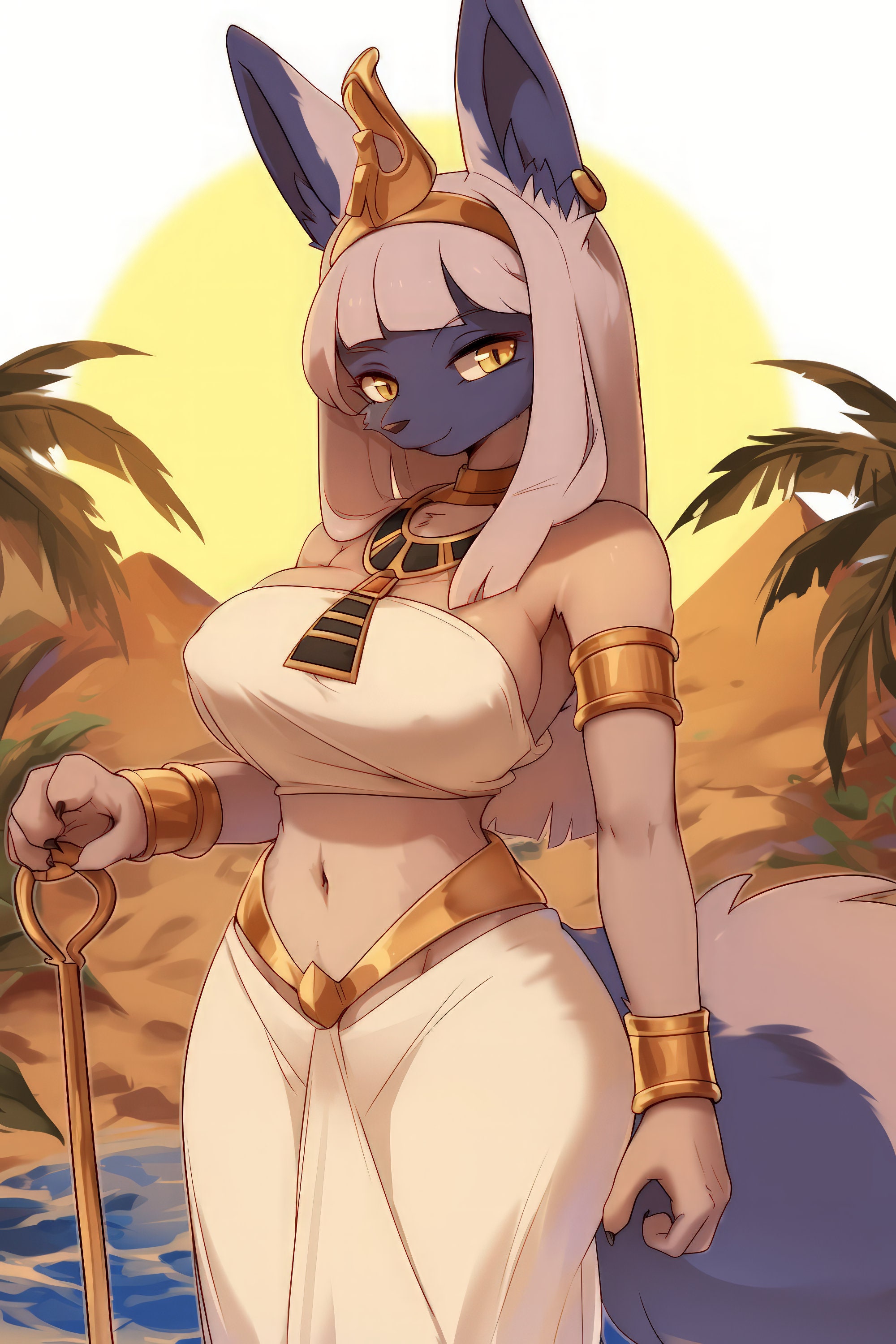 Exclusive Furry Adopt:  Adoptable Fursona Nefera - Only 10 will EVER be sold. High Quality Finished - Limited Edition Original Character