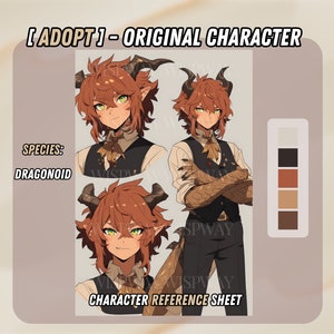 Dragonoid Character Adopt | Original Character | Fantasy Character ...
