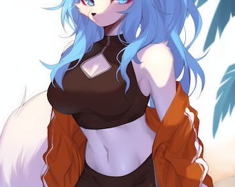 Exclusive Furry Adopt:  Adoptable Fursona Maria - Only 10 will EVER be sold. High Quality Finished - Limited Edition Original Character