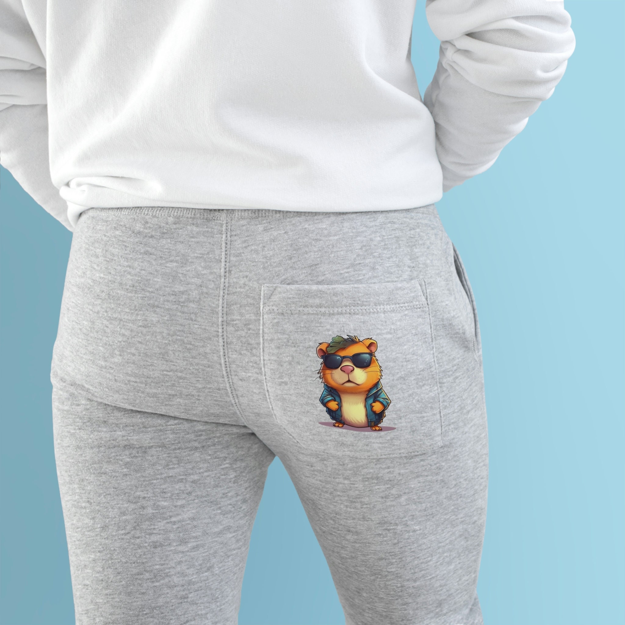 Plush boyfriend joggers - Women's fashion