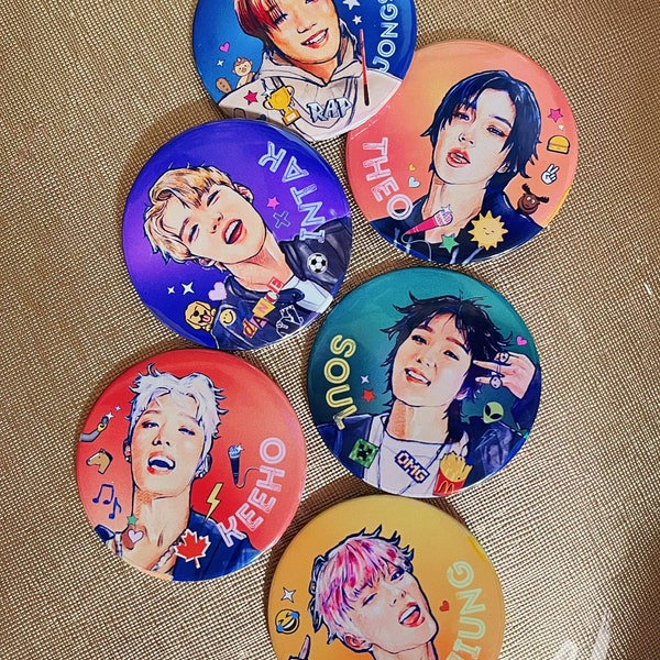 P1Harmony Buttons/ Kpop Buttons/ Kpop merch