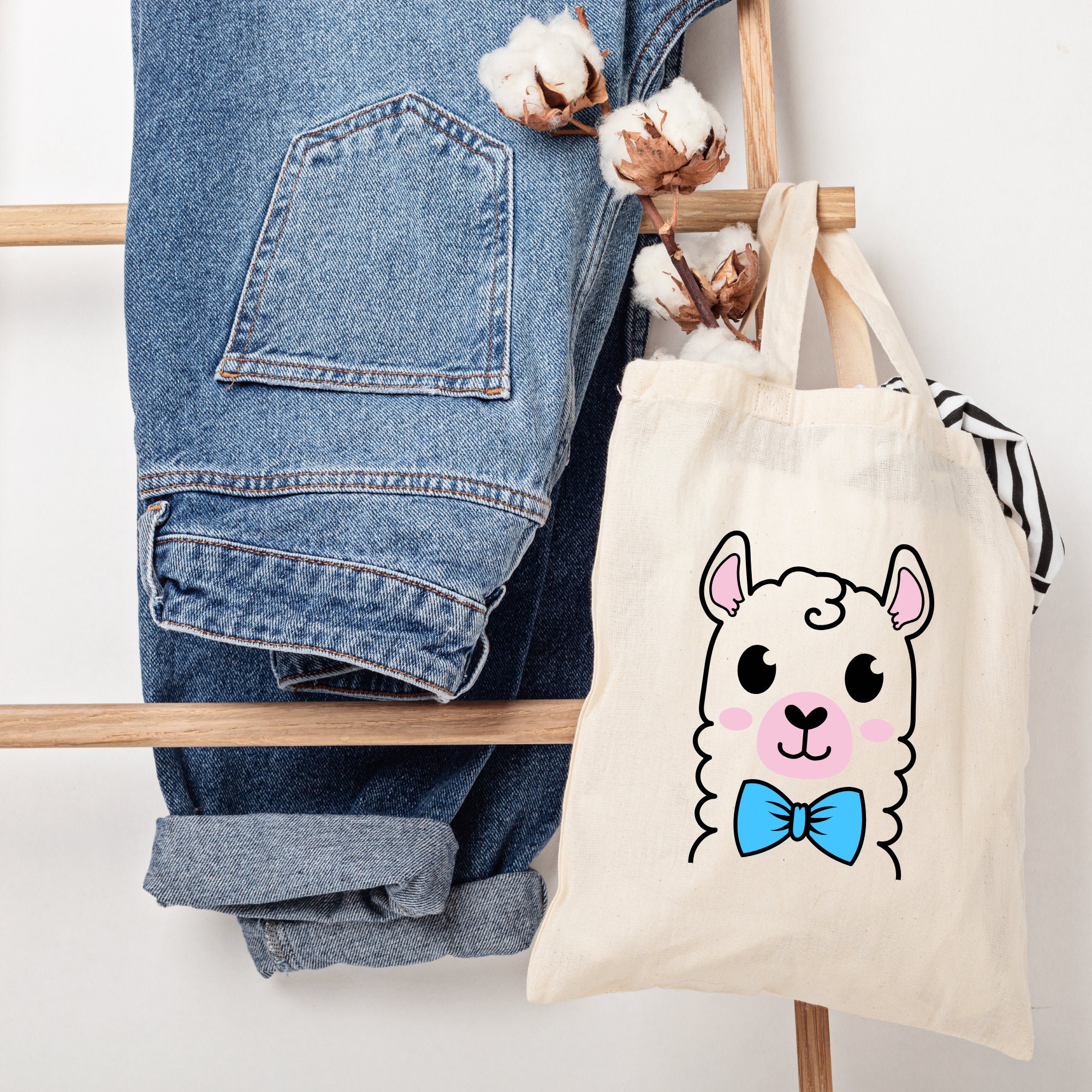 CafePress LCSW Canvas Tote Bag – Reusable Natural Cotton Shopping Bag, Custom Printed - View #7