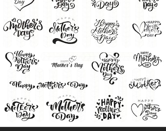 Pacchetto SVG felice festa della mamma, cuore mamma SVG, camicia mamma SVG, file Cricut