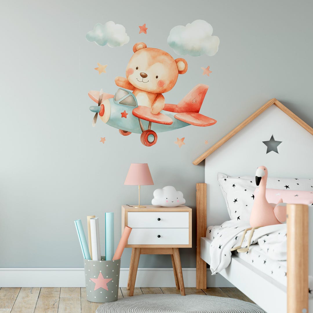 Adesivi per bambini Animali della foresta 75x150cm