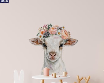 Farm Animal Wall Decals, Kids Room Stickers, Nursery Peel and Stick Decor