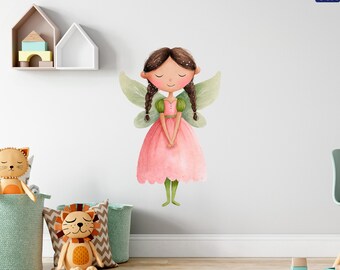 Magical Fairy floral wall decals - girl's nursery or bedroom Decor