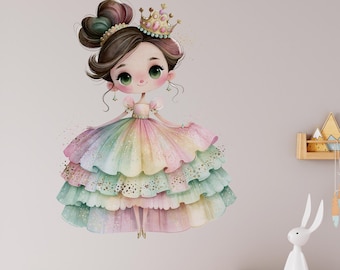 Fairy Wall Decals - Girl Nursery Kids Room Decal, Princess Room Mural, Peel and Stick