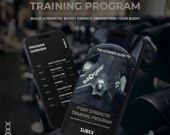 7-Day Total Strength Gym Program eBook – Build Muscle & Boost Performance