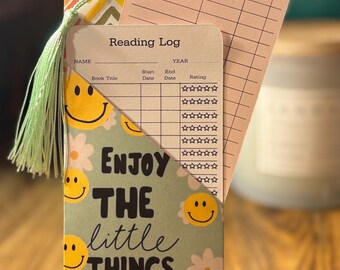 Signet du journal de lecture | Tracker TBR, cadeau pour les amoureux des livres