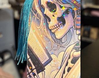 Skeleton Reading SPARKLE Bookmark