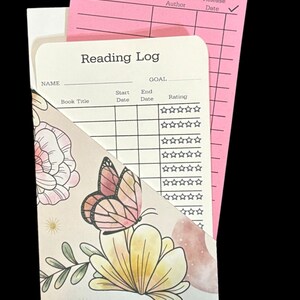 Marcapáginas para registro de lectura - Bolsa misteriosa MÍSTICA todo en uno.