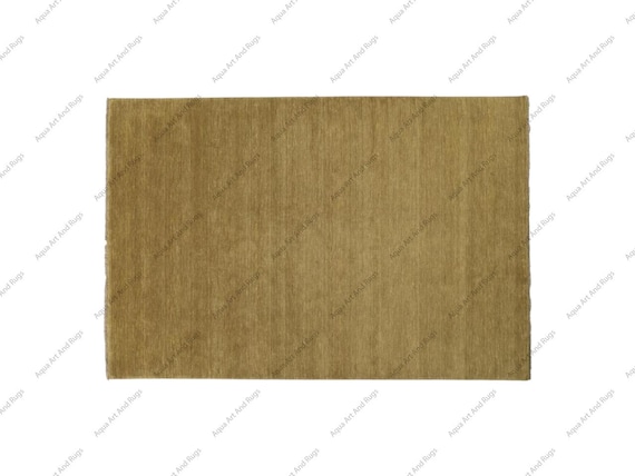 Handloom Solid Olive Green fringes 5x8|6x9|8x10|8x11|9x12|10x13|10x14|12x15 Rug Hand Tufted Luxurious Wool Carpet, Ultra-chic Hand-Woven Rug