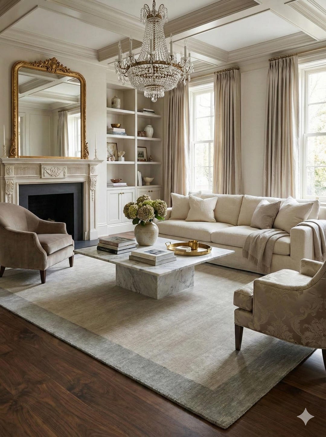 Handloom Frame New Zealand Wool Area Rug Minimalist Grey Border Carpet ...