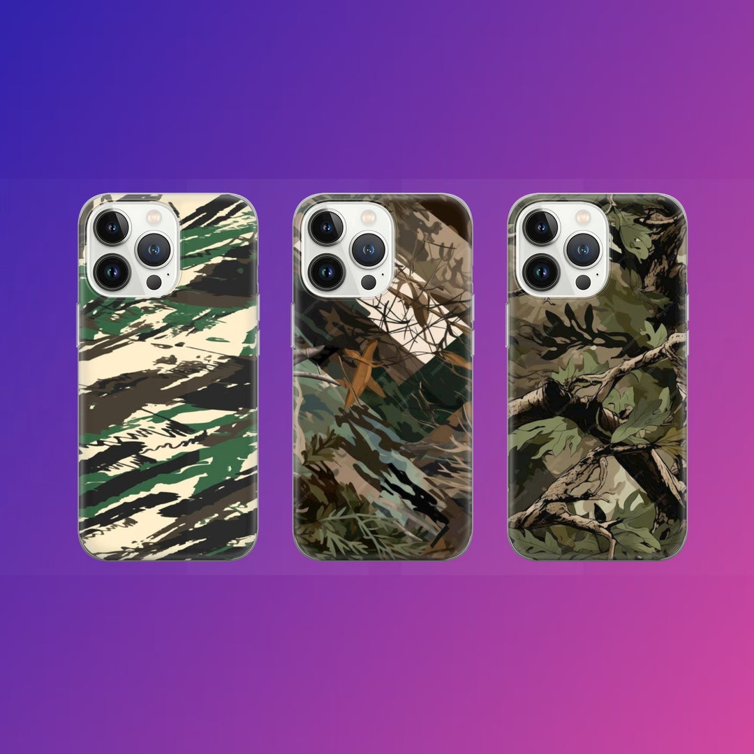 Hunting Camo Phone Case Mallard Duck Cover for iPhone 15pro, 14, 13, 12