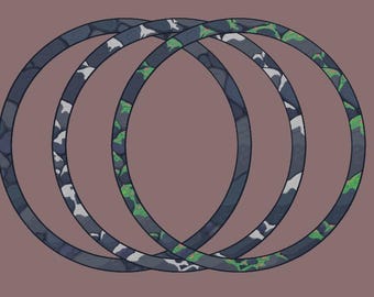 Stone D&D Token Border: Mossy, Snowy Decoration (Digital Token)