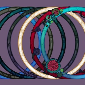 D&D Token Borders - Liquid // Digital Token / Token Frame / Foundry VTT / Roll20