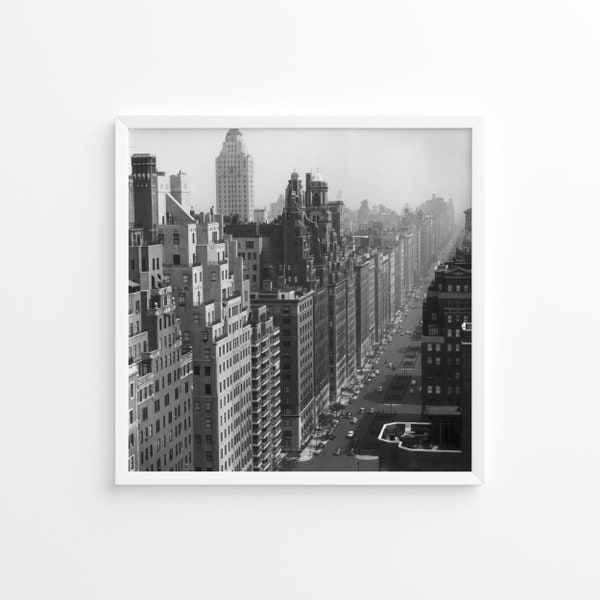 Slim Aarons Park Avenue 1953 Print Poster, vintage Print, Black and White Photography Print, High Society Photo Print, Museum Quality Photo