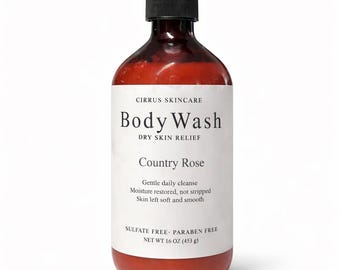 Body Wash für trockene Haut Feuchtigkeitsspendende sanfte Reinigung Land Rose Duft