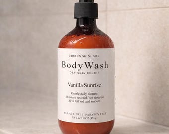 Body Wash für trockene Haut Feuchtigkeitsspendend Sanfter Reiniger Warmer Vanille-Duft