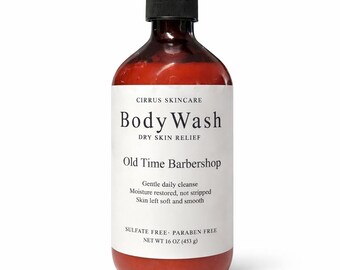 Body Wash für trockene Haut Feuchtigkeitsspendende sanfte Reinigung Barbershop Duft