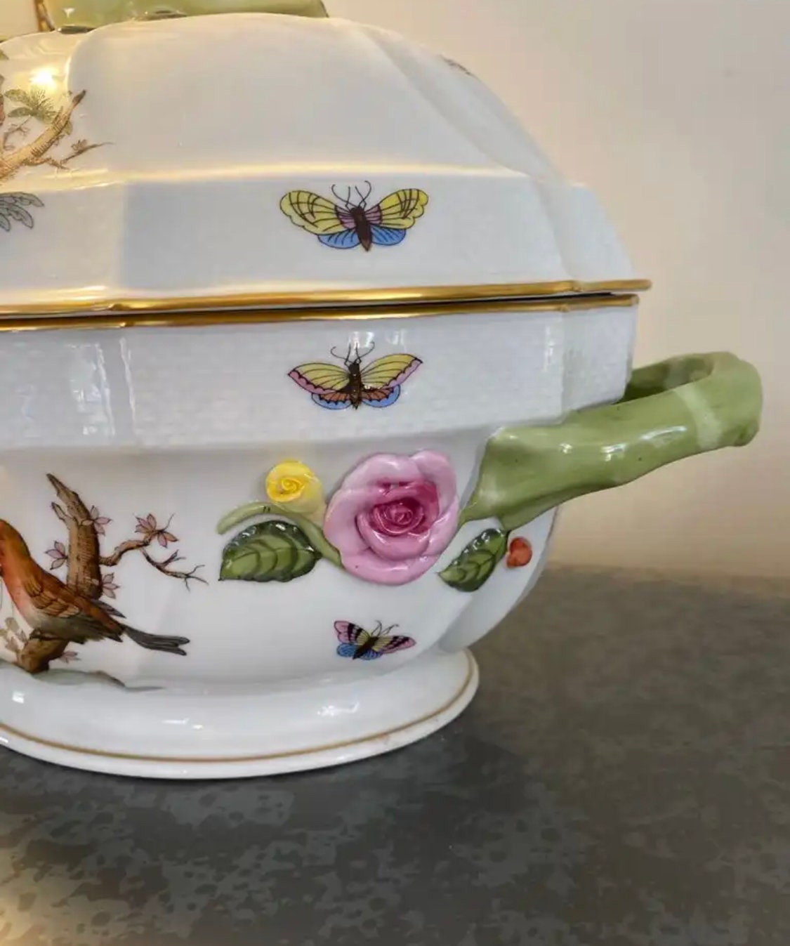 Herend Rothschild Bird Tureen Etsy